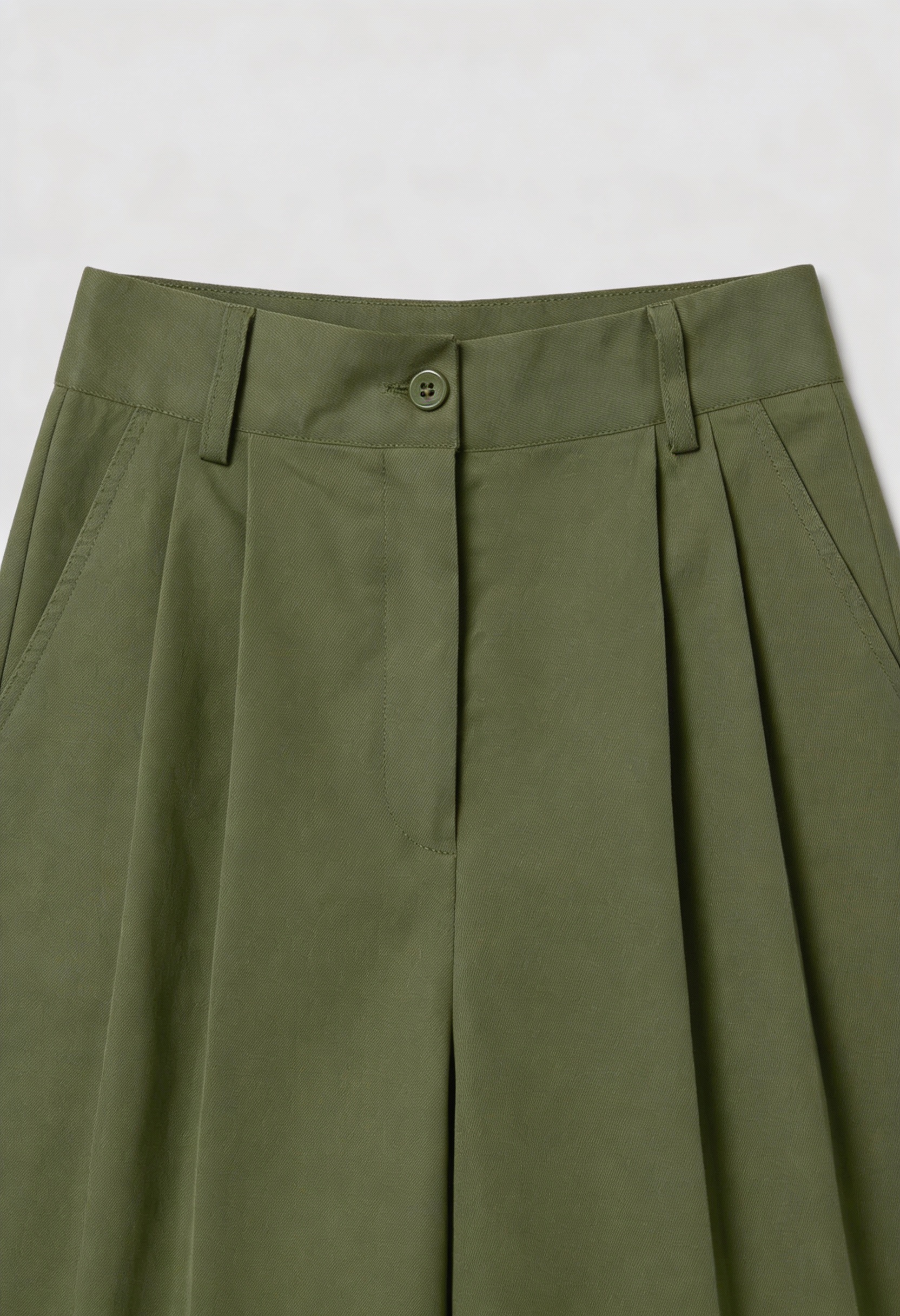 Maya | Elegant Green Palazzo Pants - ginlerie 4