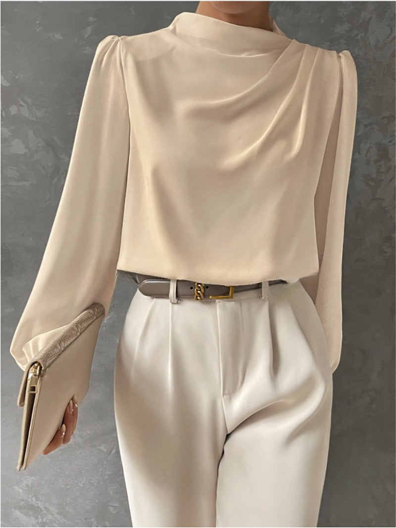 Maya | Elegant Relaxed Fit Blouse - ginlerie 0