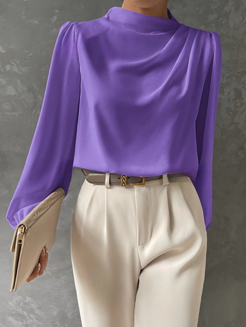 Maya | Elegant Relaxed Fit Blouse - ginlerie 5