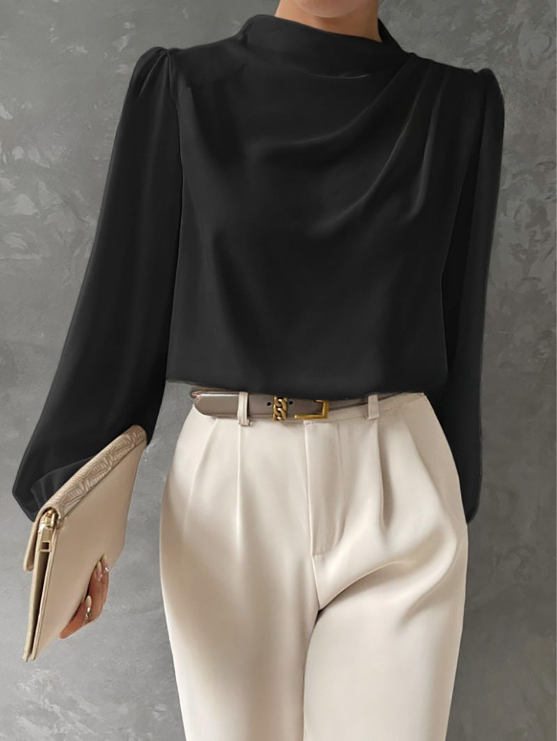 Maya | Elegant Relaxed Fit Blouse - ginlerie 6