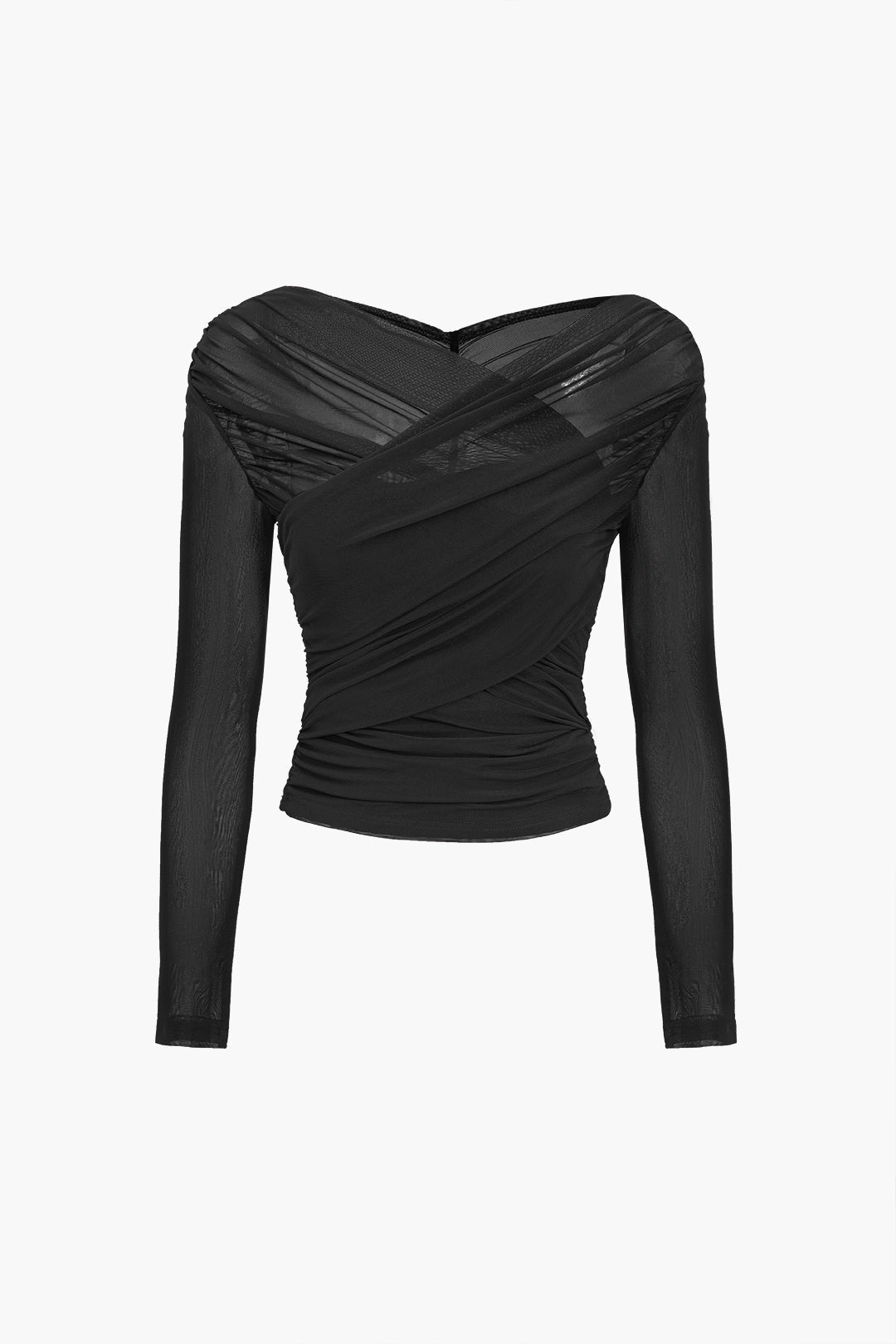 Maya | Elegant Ruched Going Out Top - ginlerie 4