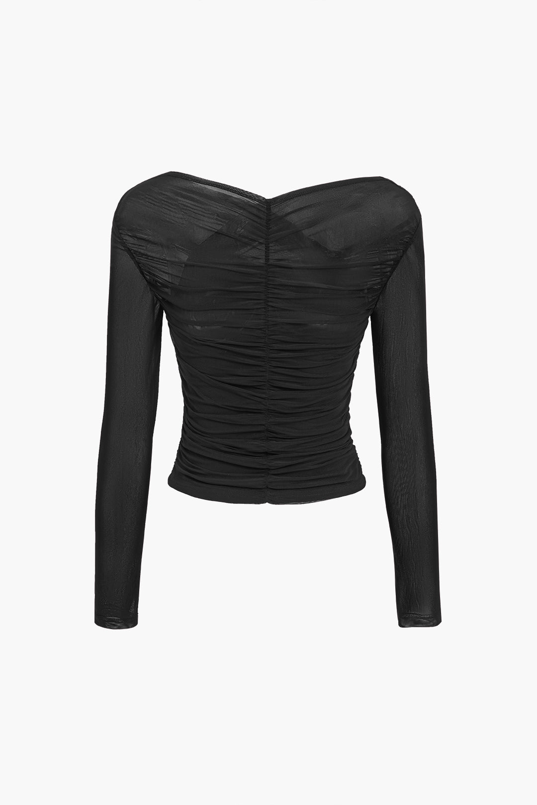 Maya | Elegant Ruched Going Out Top - ginlerie 5