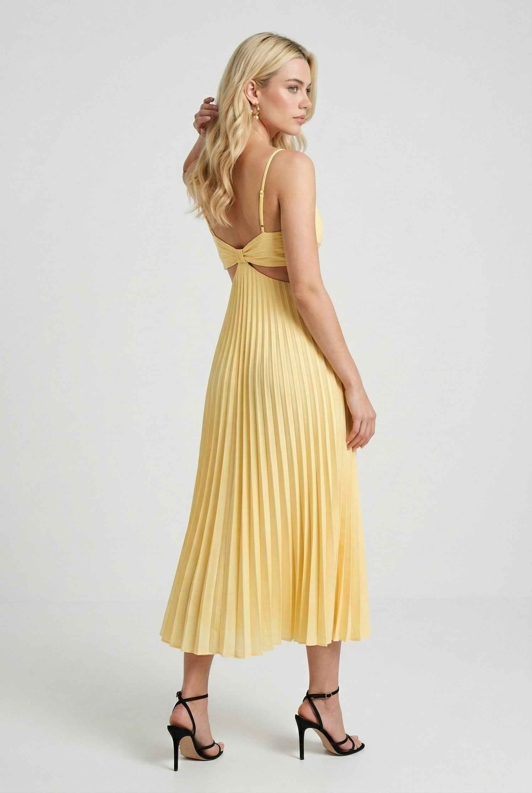 Maya | Flowing Pleated Summer Dress - ginlerie 2