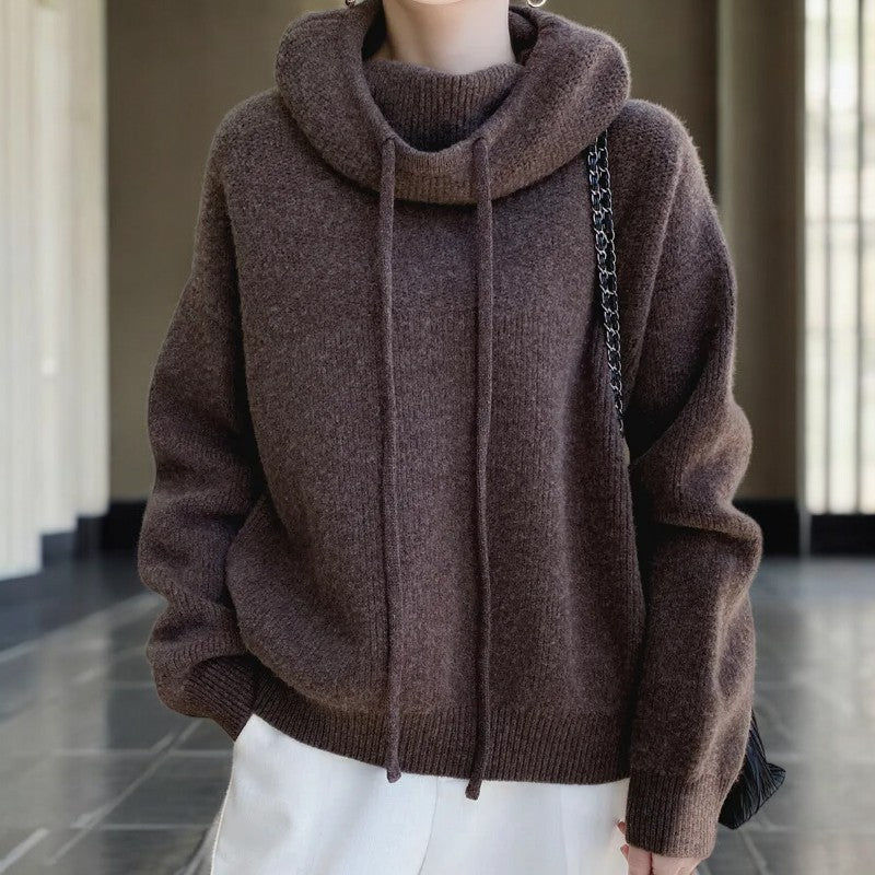 Maya | Merino Wool Hoodie - ginlerie 4