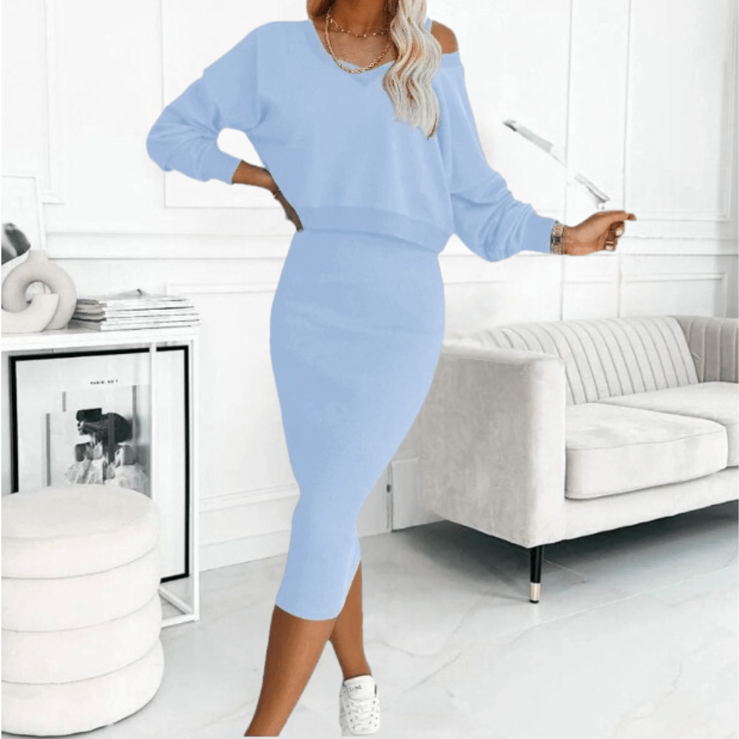 Maya | Off-Shoulder Two Piece Set - ginlerie 5