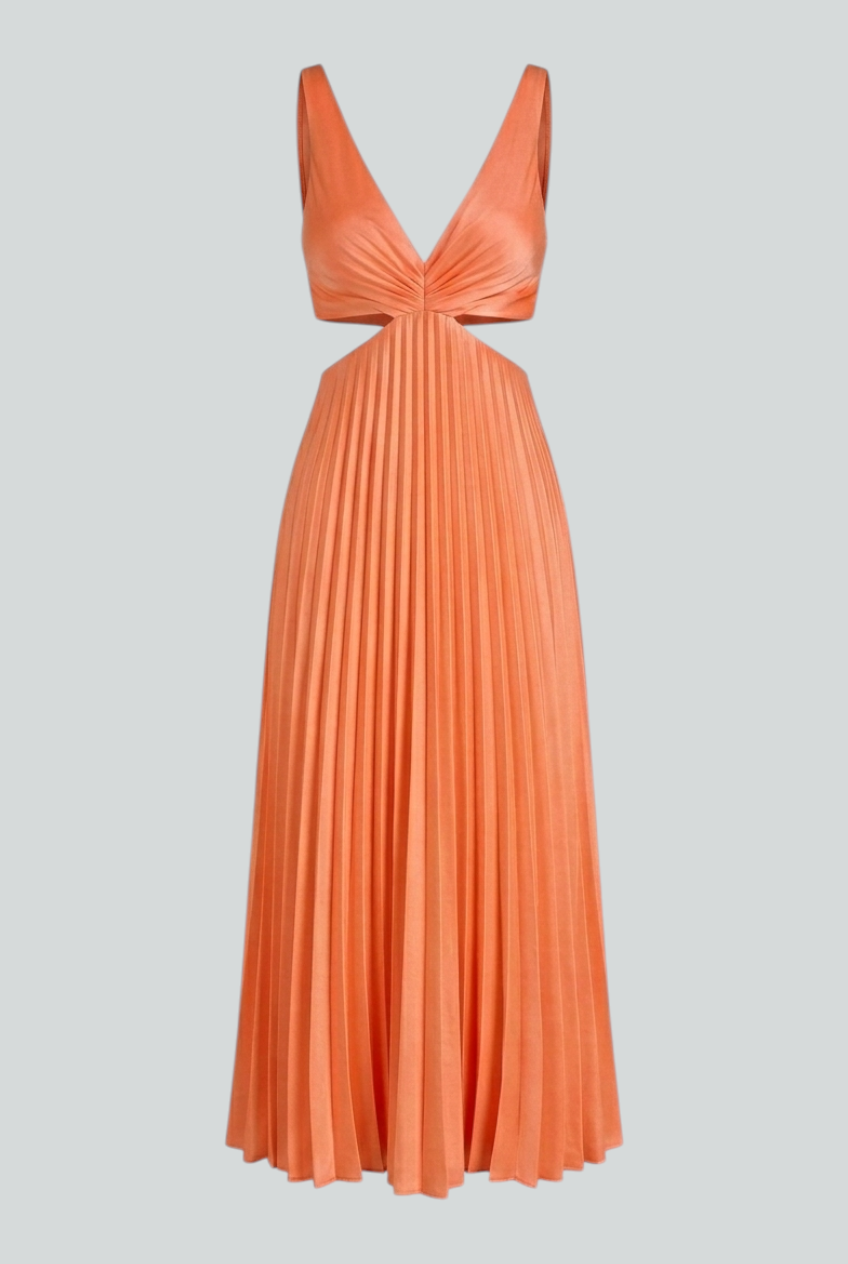 Maya | Pleated Summer Dress - ginlerie 0