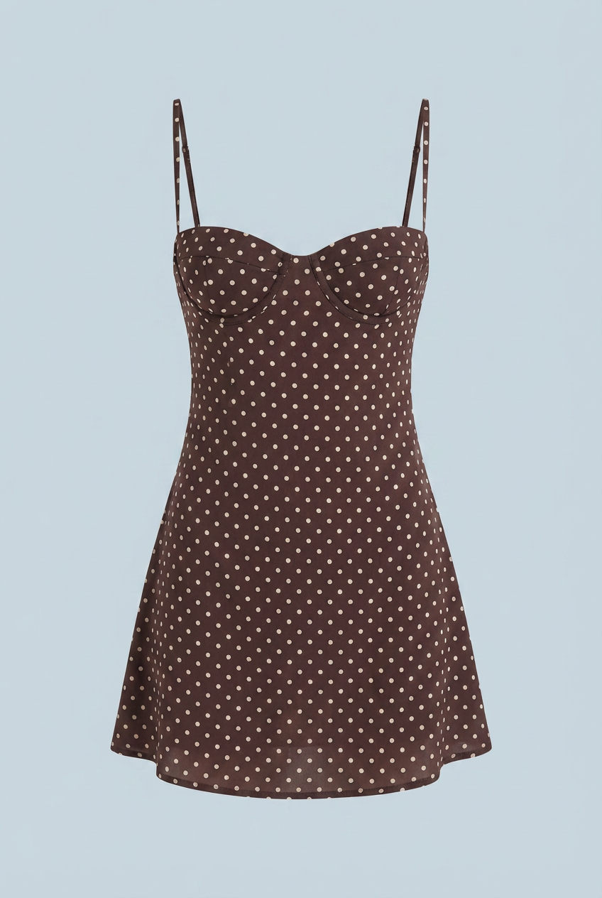 Maya | Polka Dot Mini Dress - ginlerie 0
