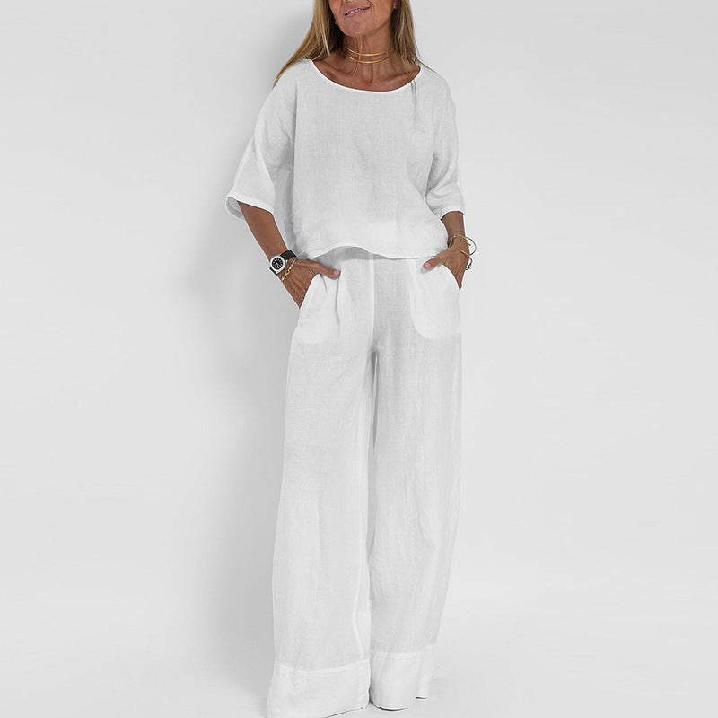 Maya | Relaxed Fit Two Piece Set - ginlerie 3