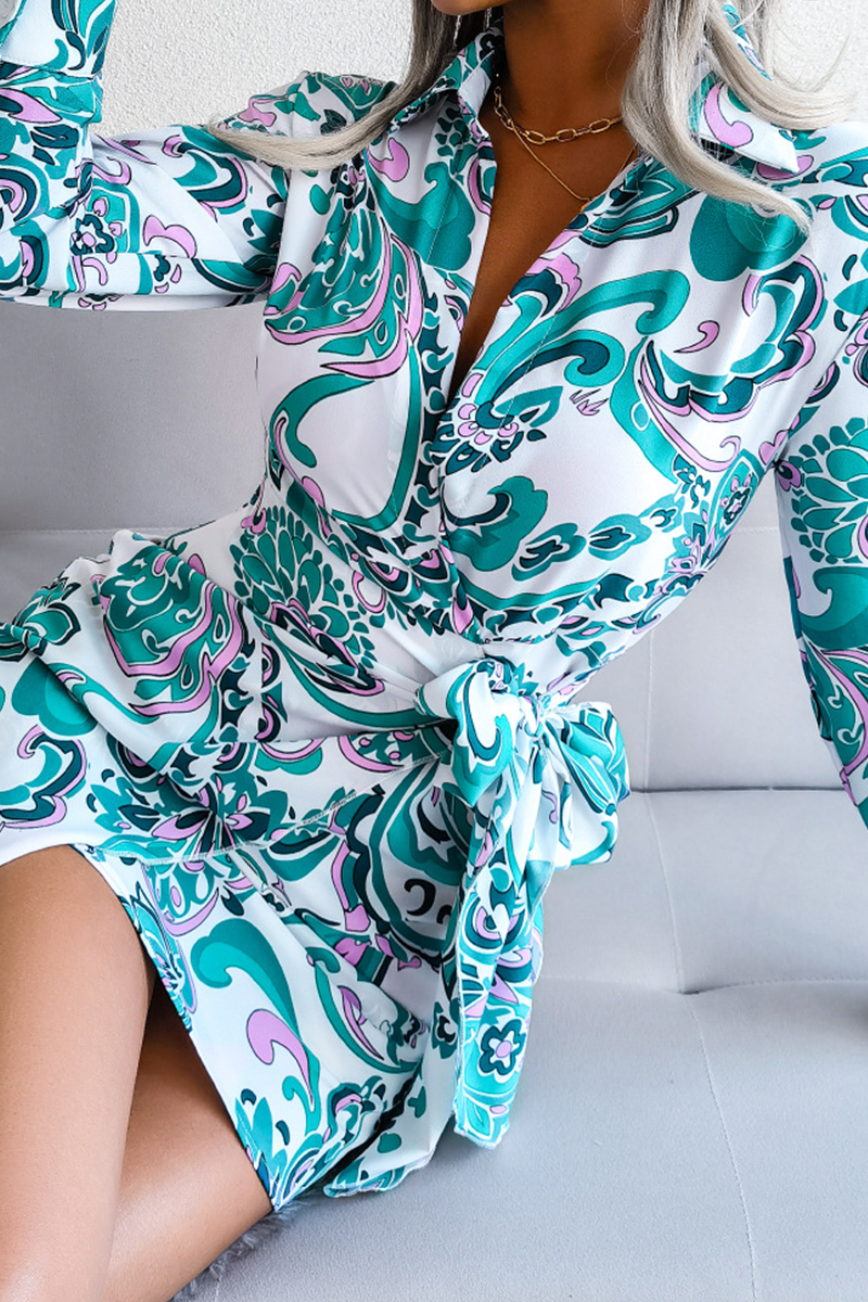 Mira | V-Neck Wrap Dress - ginlerie 3