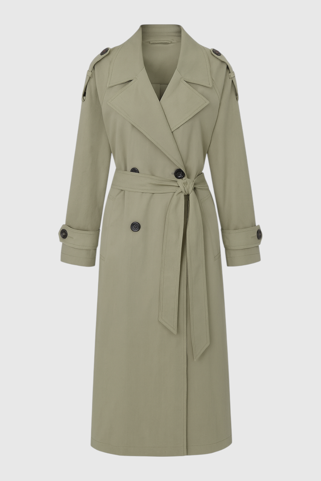 Nadia | Elegant Green Winter Coat - ginlerie 0