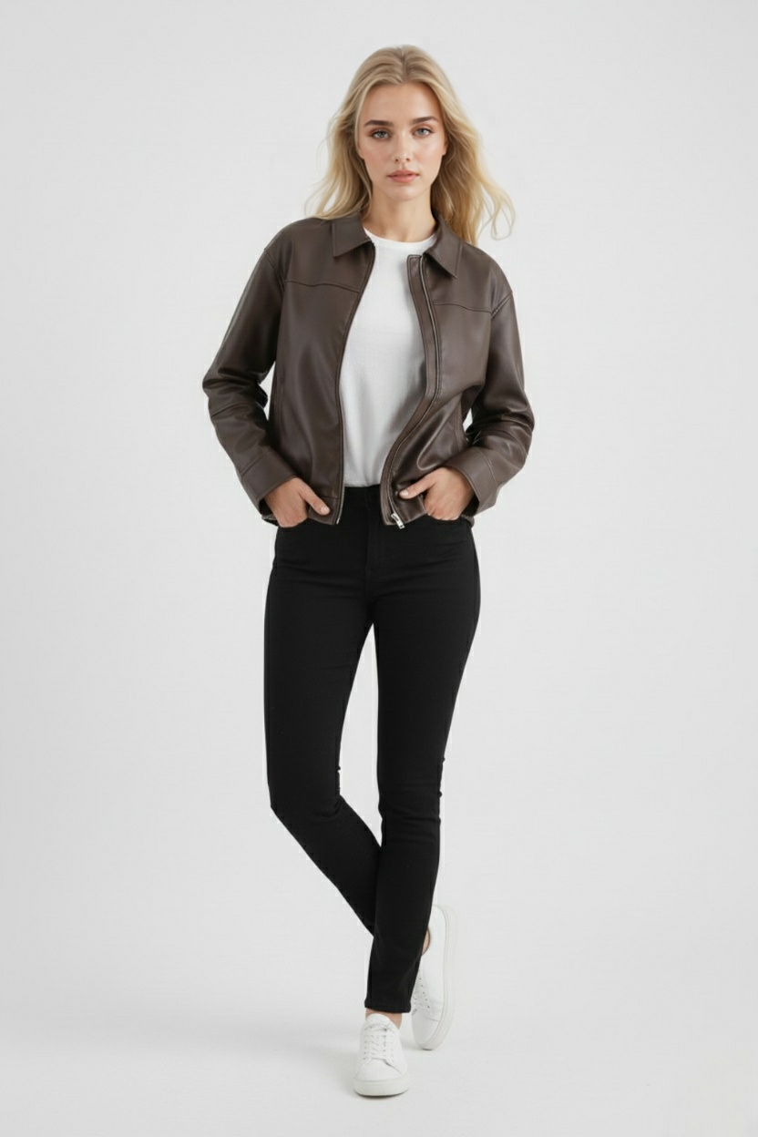 Nina | Aviator Jacket - ginlerie 2