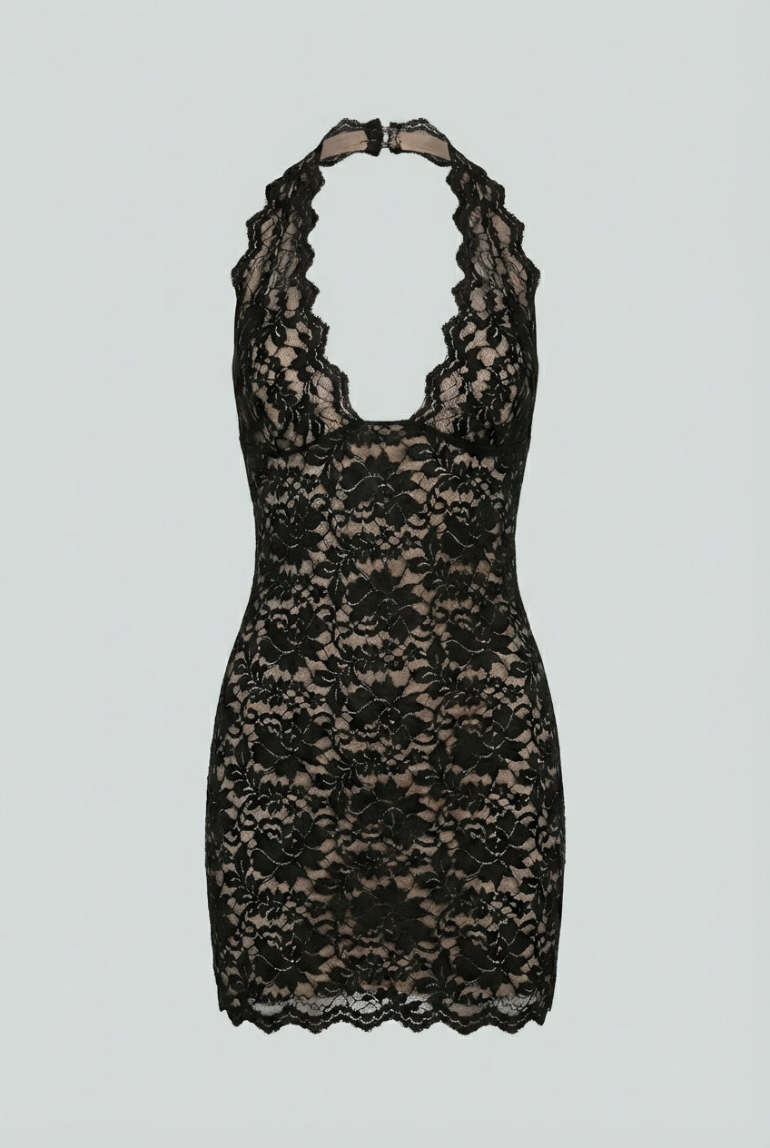 Nina | Backless Mini Dress - ginlerie 0
