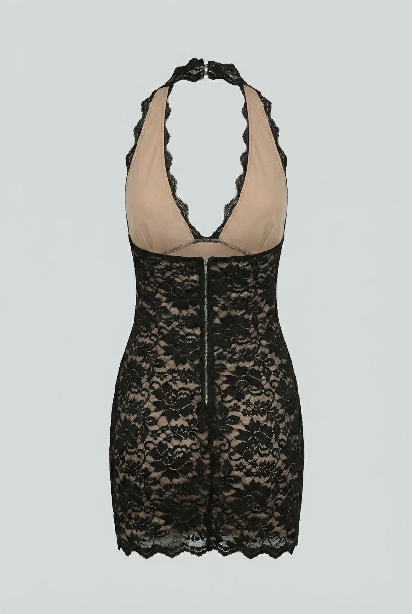 Nina | Backless Mini Dress - ginlerie 4