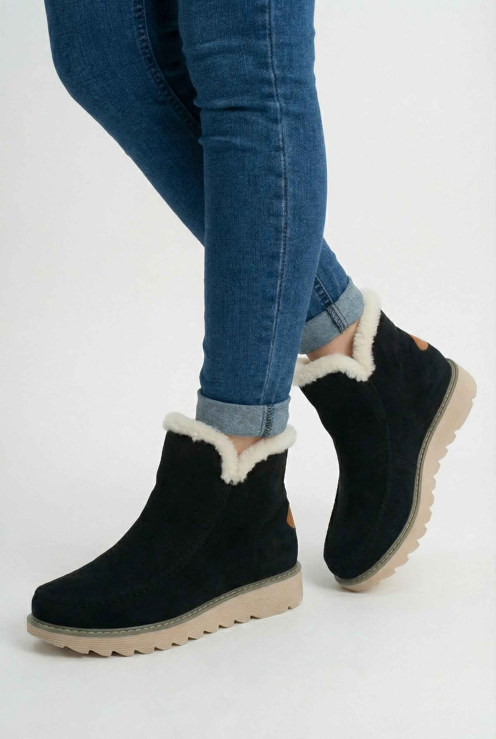 Nina | Black Ankle Boots - ginlerie 2