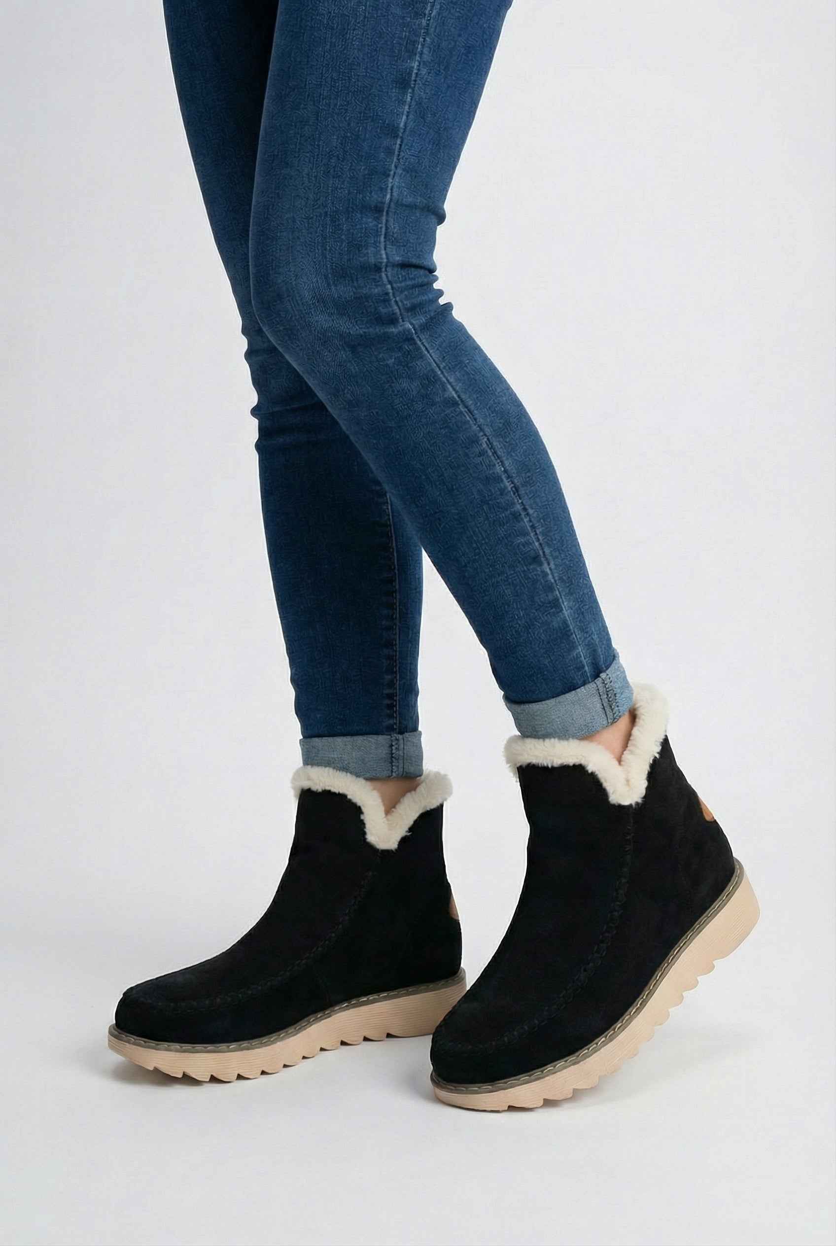Nina | Black Ankle Boots - ginlerie 3