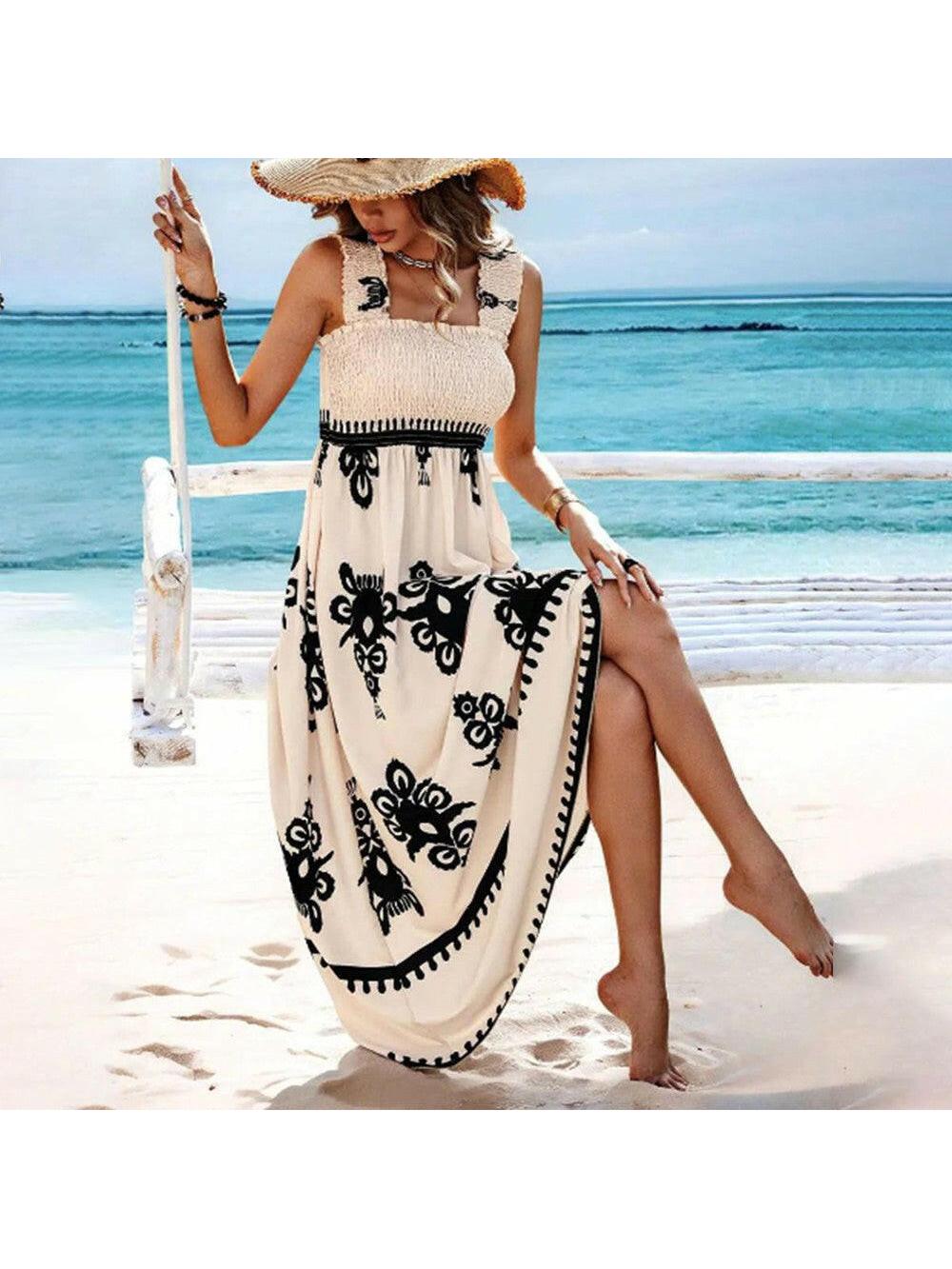 Nina | Bohemian Long Sleeve Maxi Dress - ginlerie 0