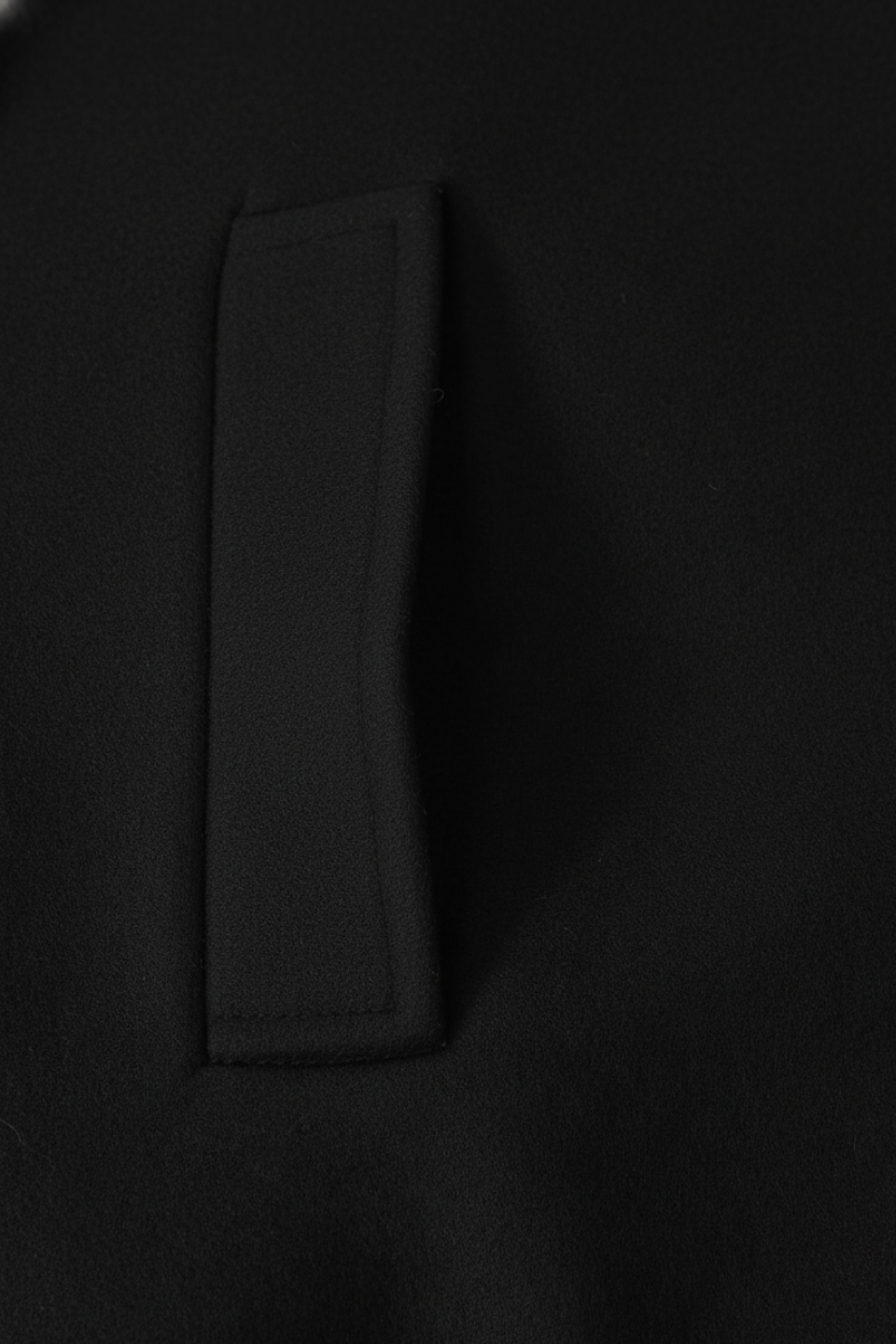 Nina | Casual Black Winter Coat - ginlerie 6