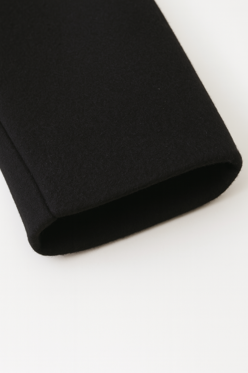 Nina | Casual Black Winter Coat - ginlerie 7
