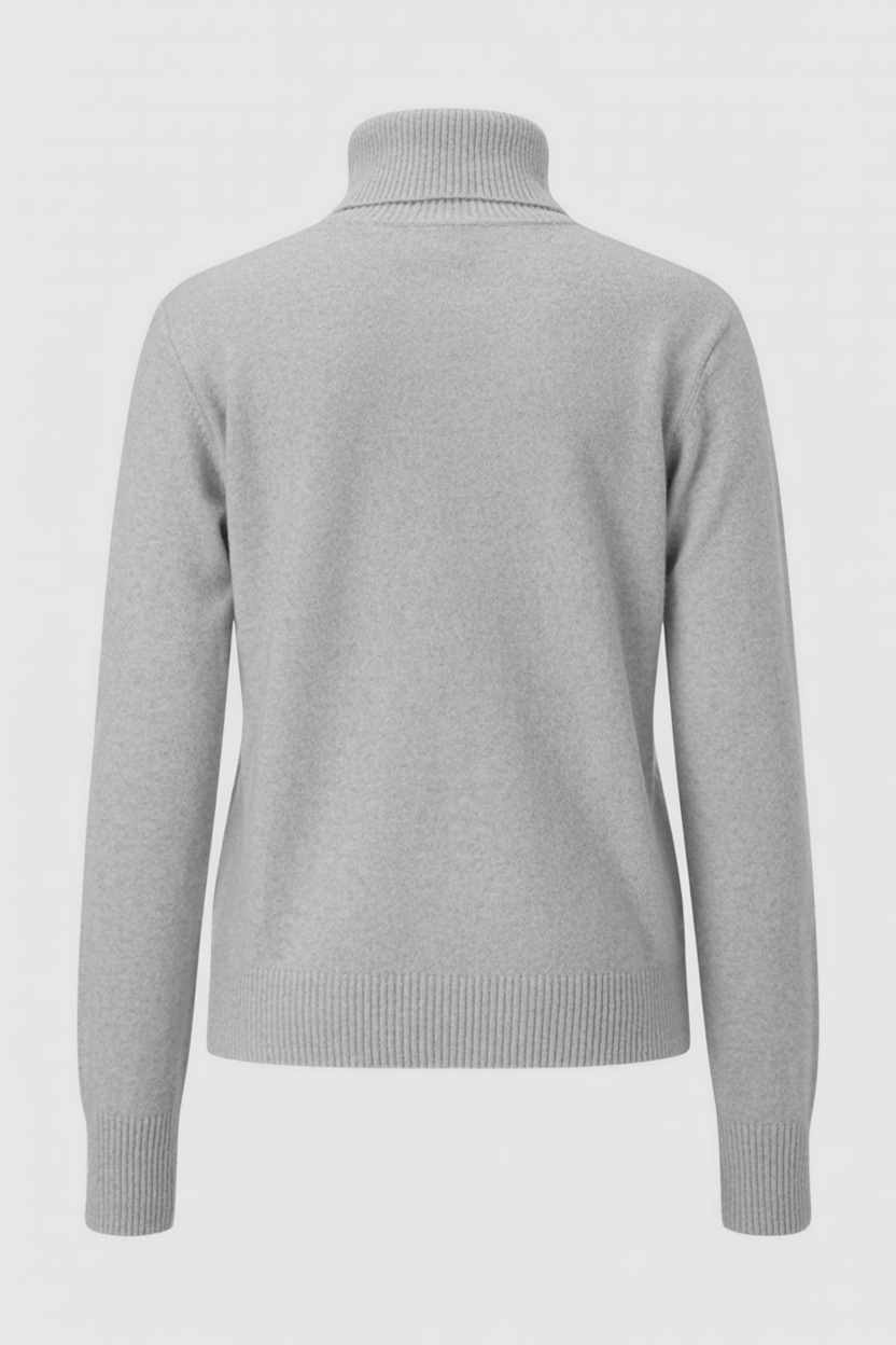 Nina | Cozy Fleece Lined Turtleneck Sweater - ginlerie 3