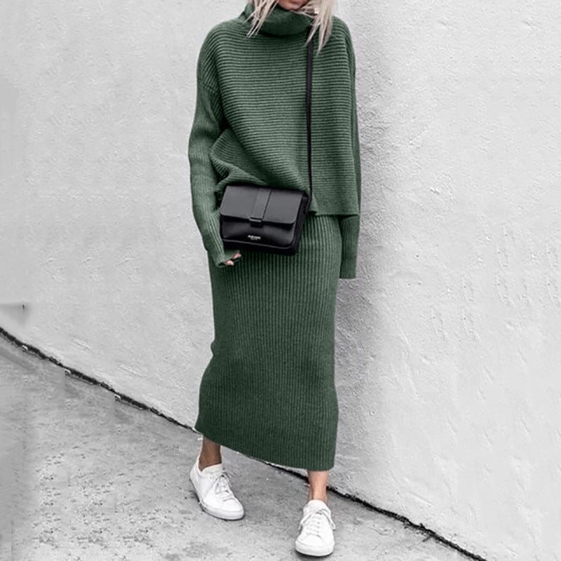 Nina | Cozy Pullover and Skirt Set - ginlerie 3