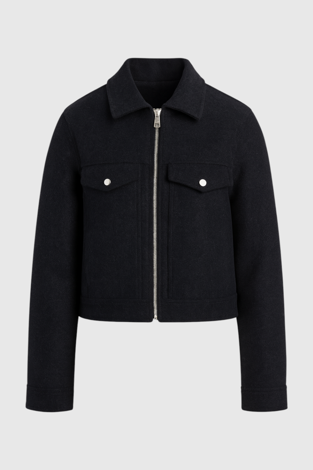 Nina | Cropped Zip-Up Jacket - ginlerie 0