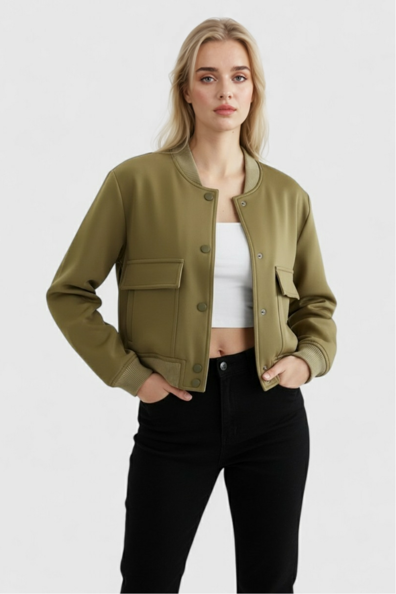 Nina | Elegant Bomber Jacket - ginlerie 1