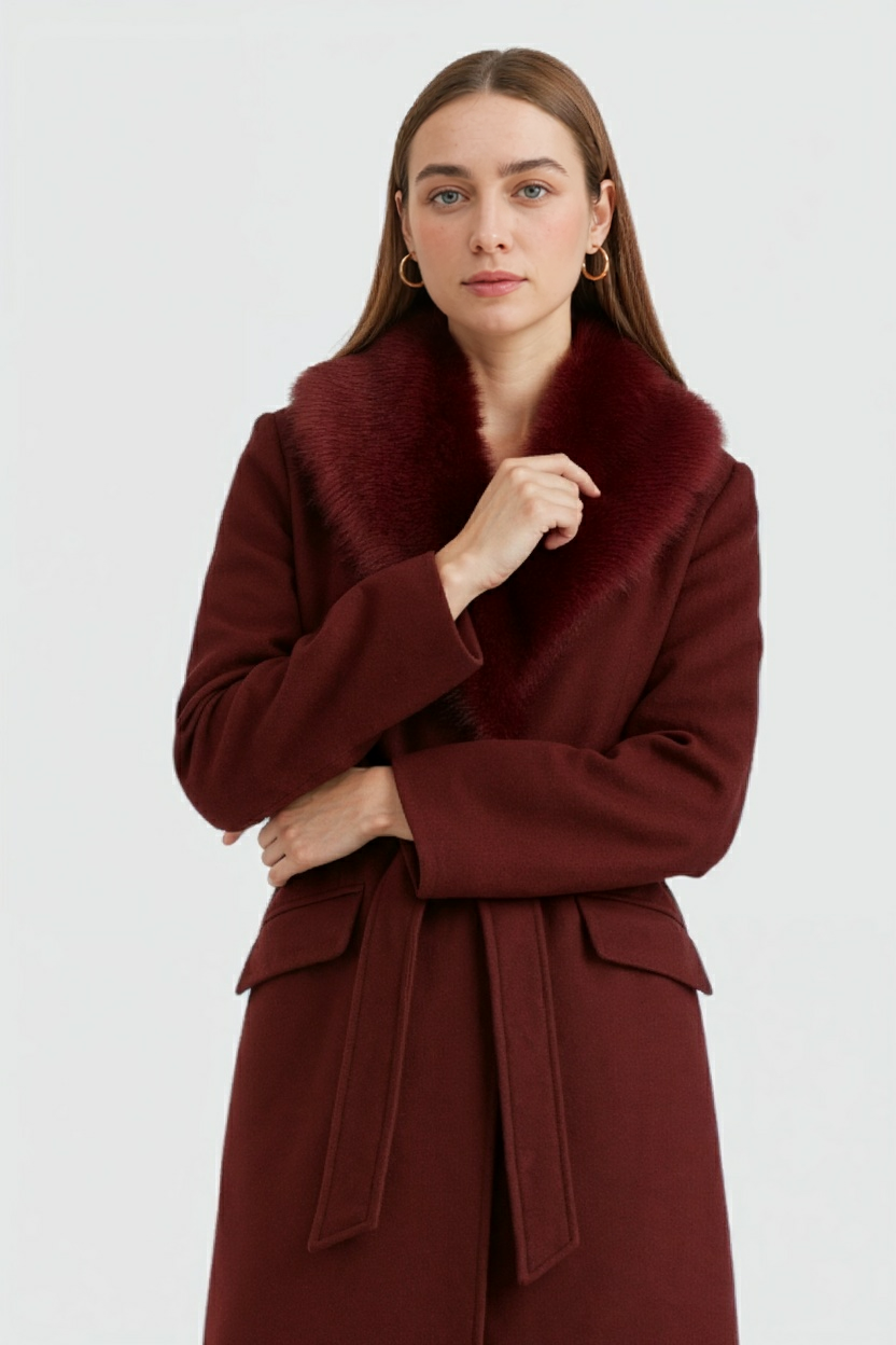 Nina | Elegant Long Coat - ginlerie 1