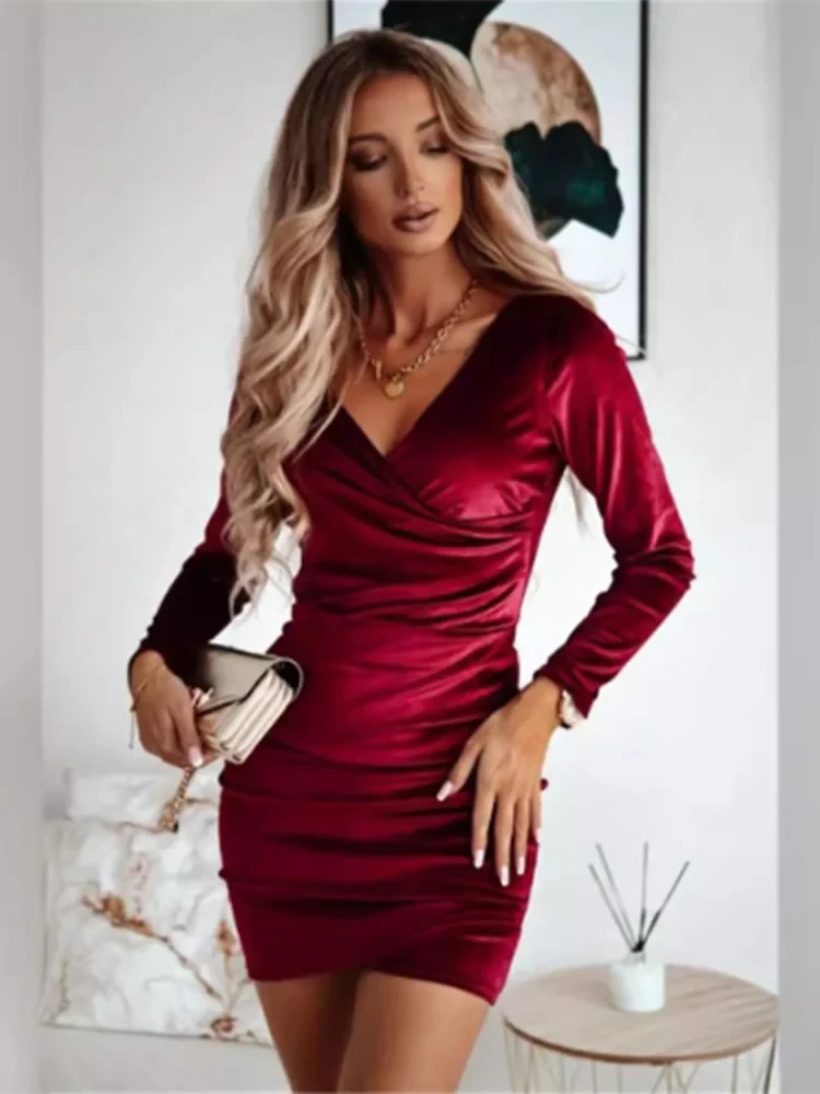 Nina | Elegant Wrap Dress - ginlerie 1