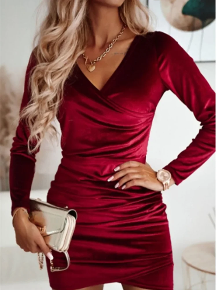 Nina | Elegant Wrap Dress - ginlerie 2