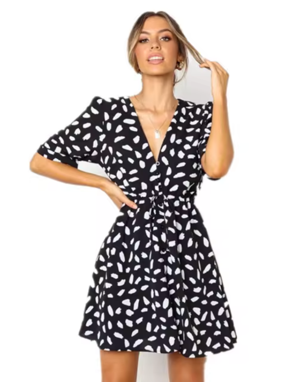 Nina | Flirty Mini Dress - ginlerie 0