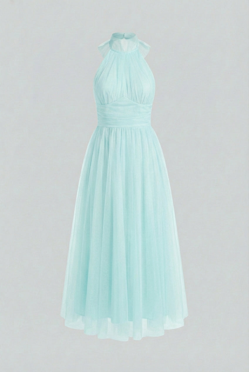 Nina | Halter Neck Summer Dress - ginlerie 0