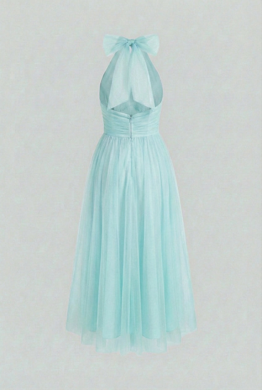 Nina | Halter Neck Summer Dress - ginlerie 5