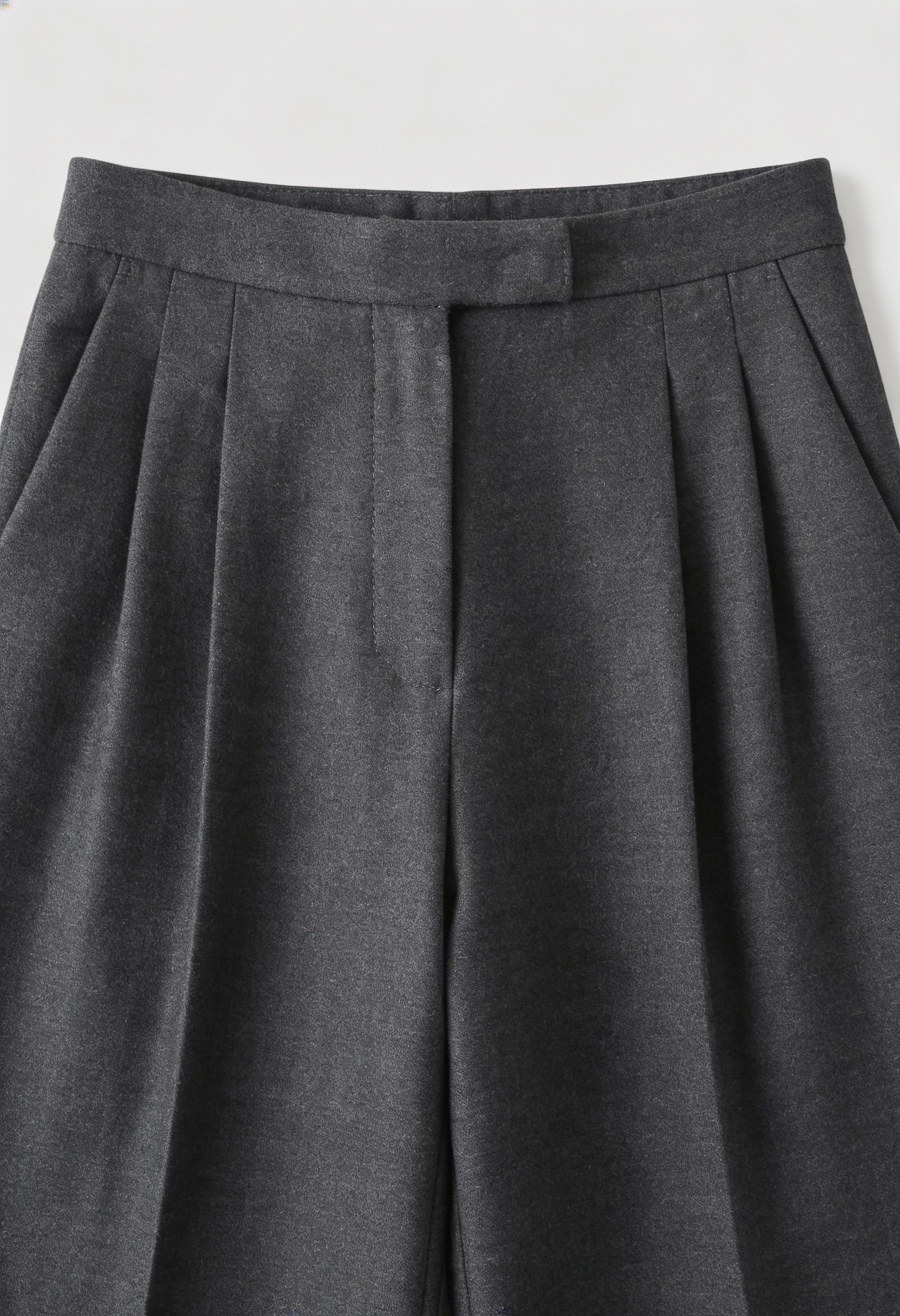 Nina | High-Waisted Gray Pants - ginlerie 5