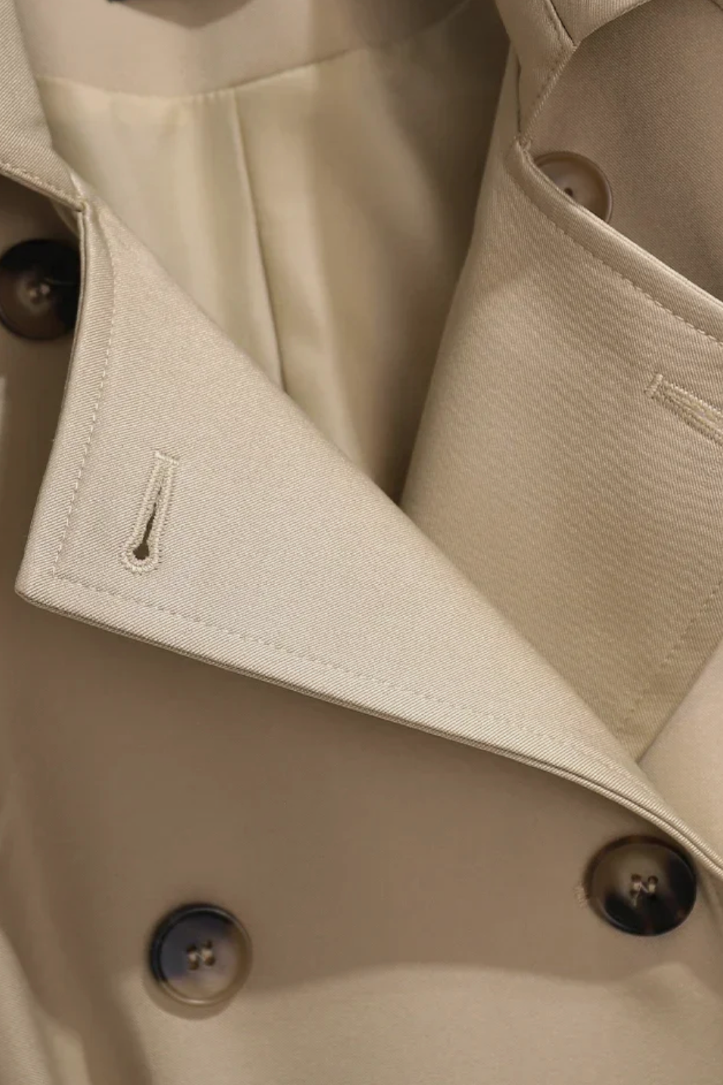 Nina | Khaki Trench Coat - ginlerie 4