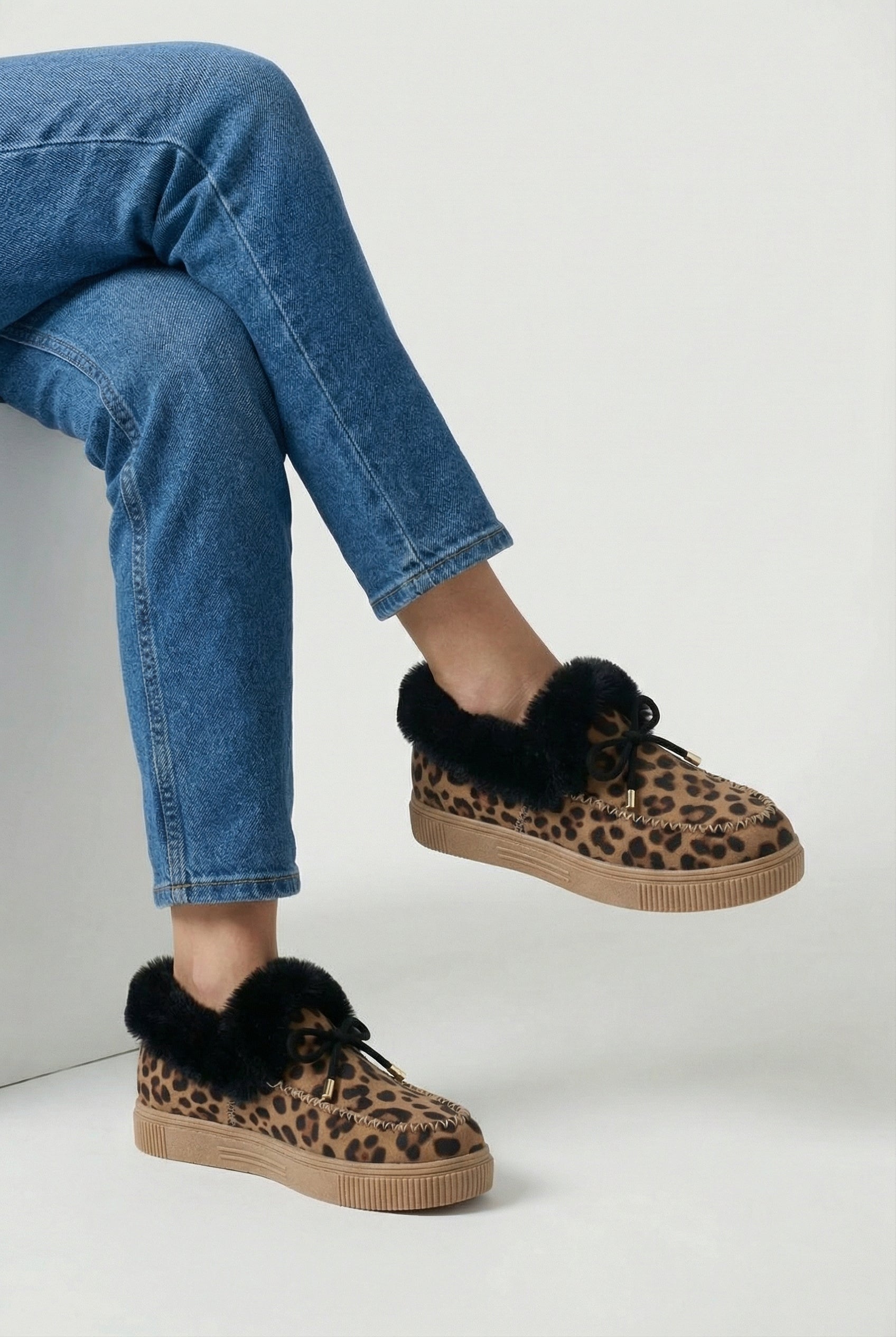 Nina | Leopard Print Winter Boots - ginlerie 3