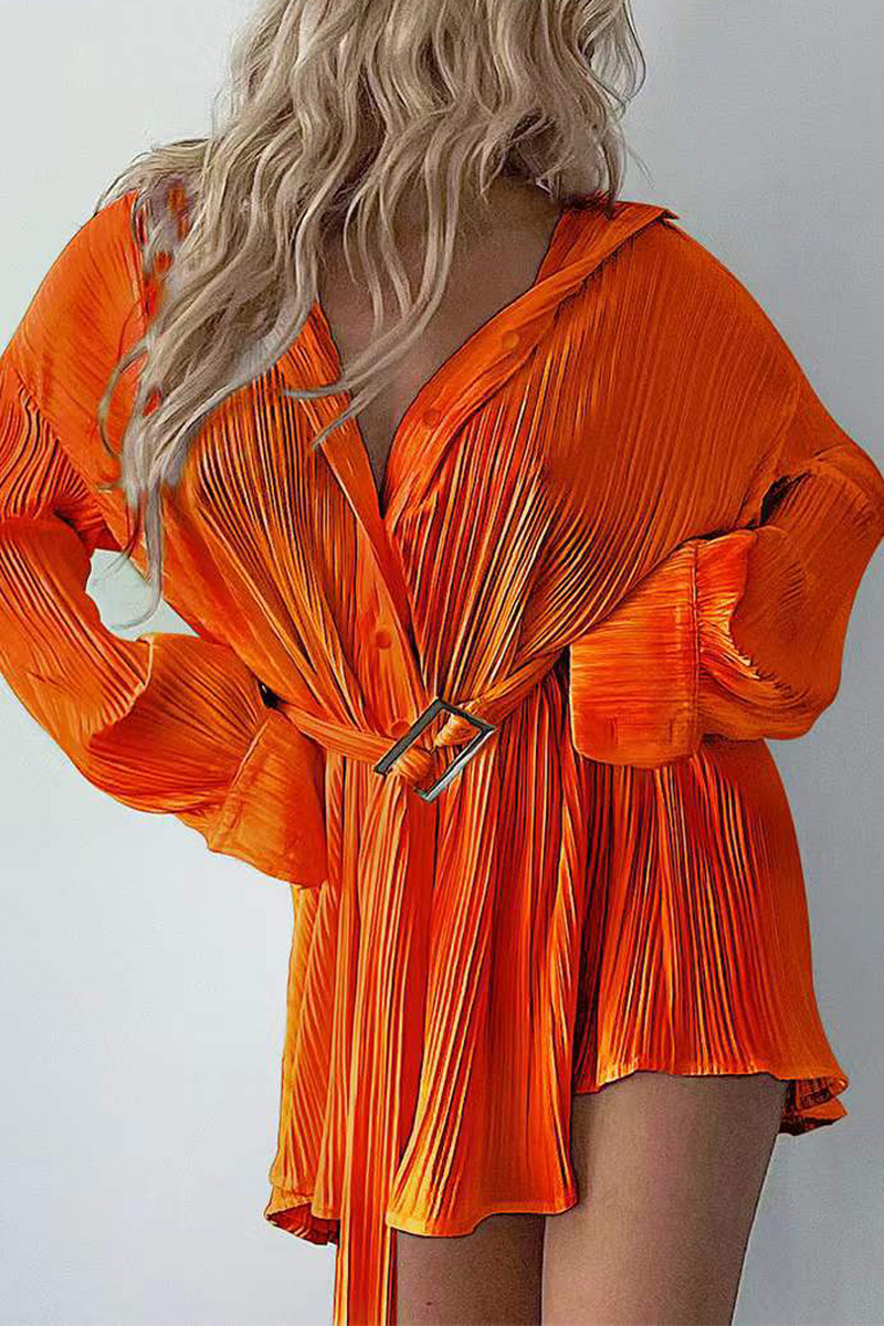 Nina | Pleated Mini Dress - ginlerie 9