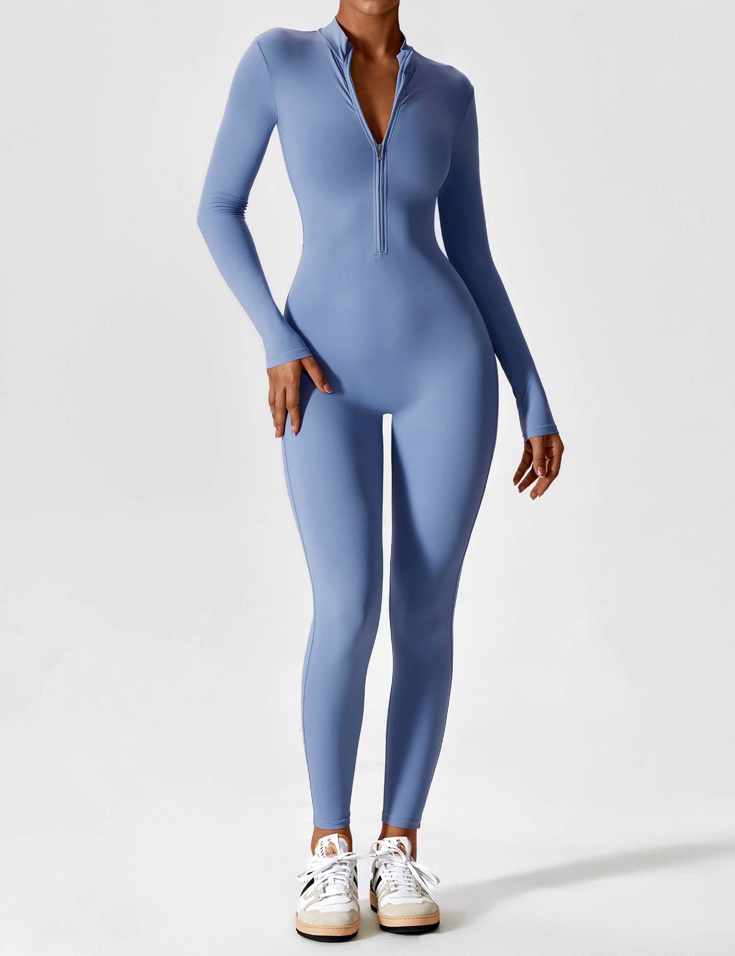 Nina | Summer Long Sleeve Zip Set - ginlerie 20