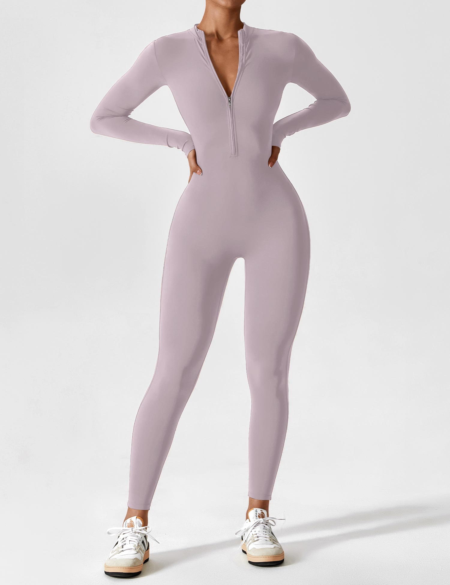 Nina | Summer Long Sleeve Zip Set - ginlerie 25