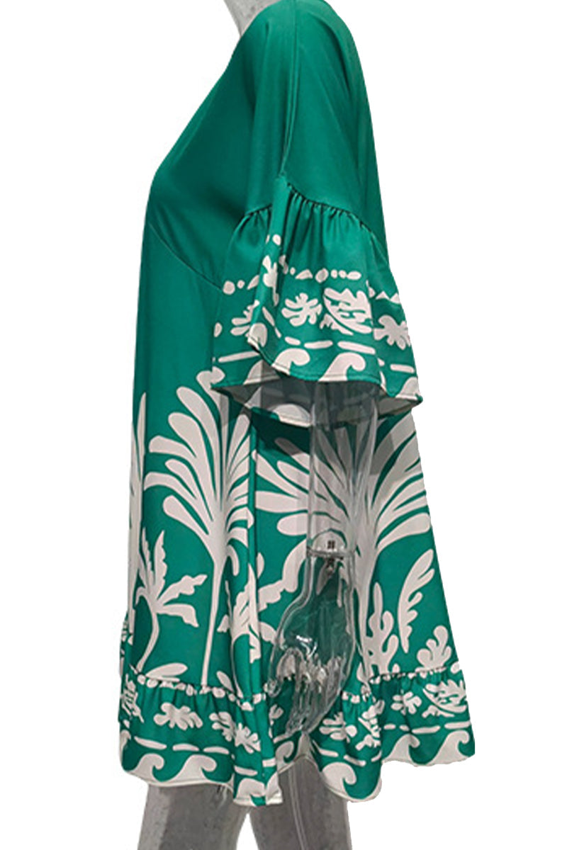 Nina | V-Neck A-Line Dress - ginlerie 5