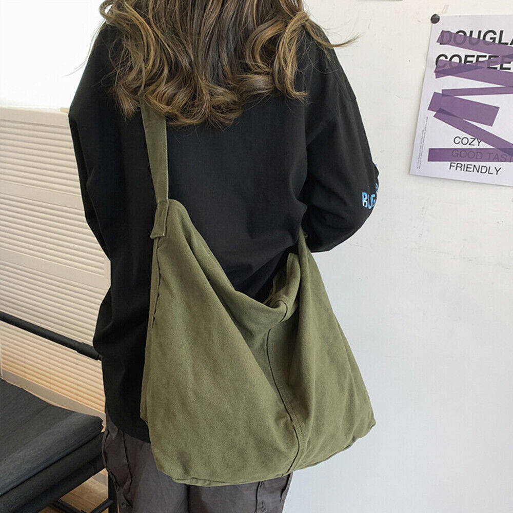 Noa | Oversized Canvas Shoulder Bag - ginlerie 0