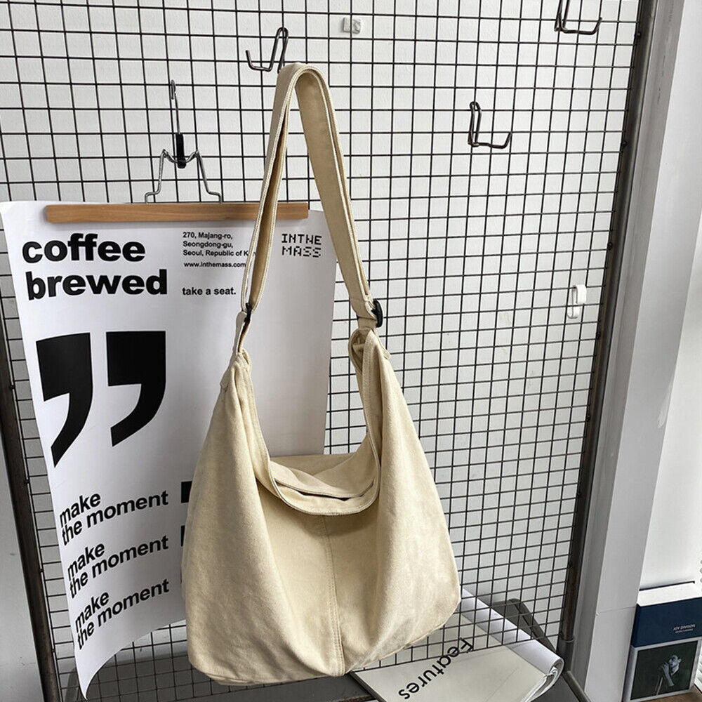 Noa | Oversized Canvas Shoulder Bag - ginlerie 4