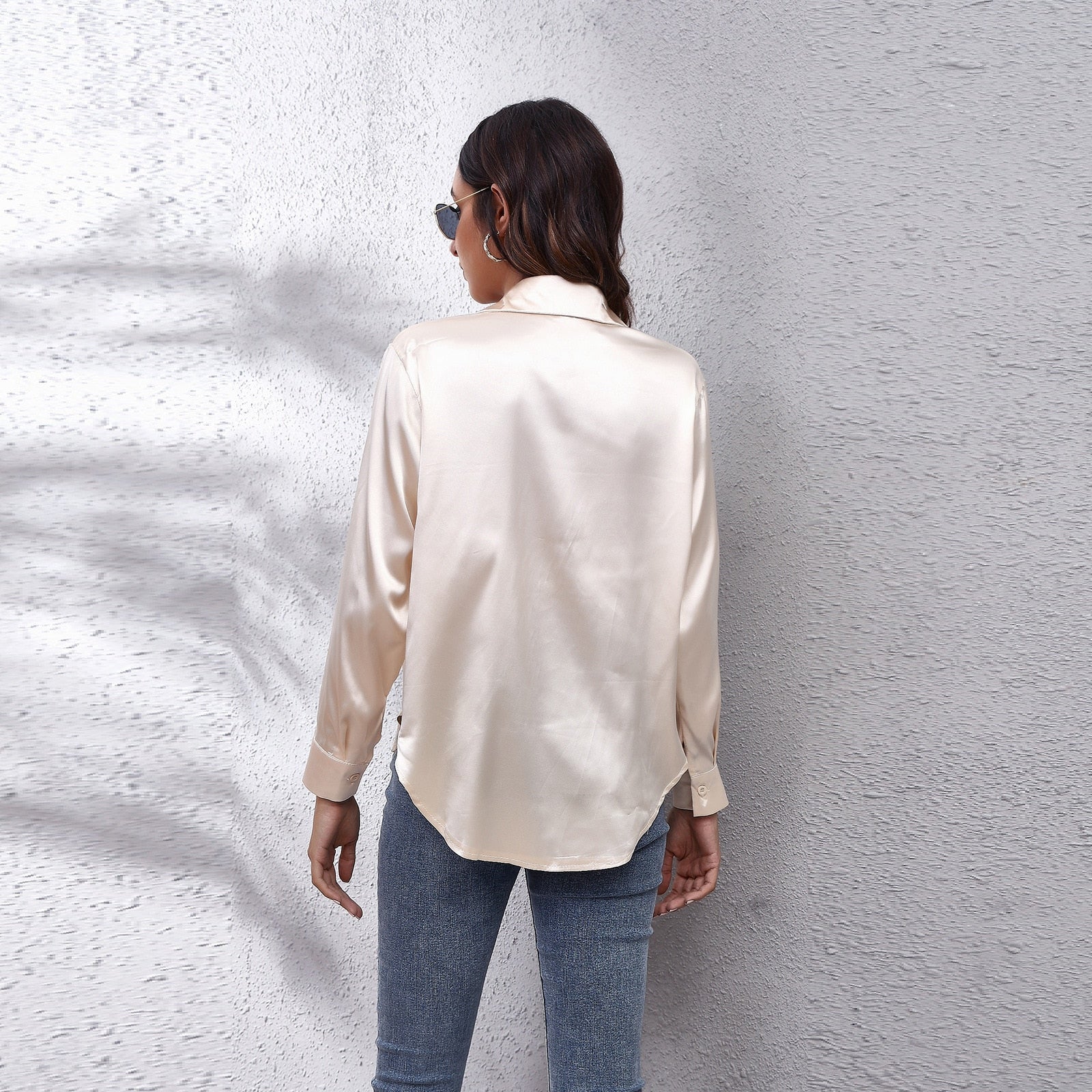 Sage | Silk Blouse - ginlerie 7
