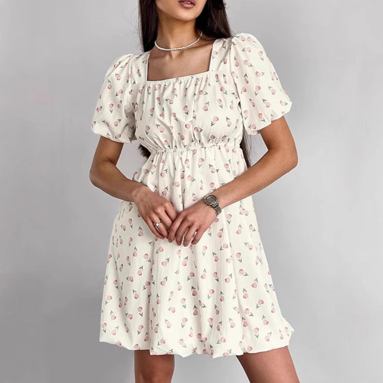 Seraphina | Floral Mini Dress - ginlerie 1