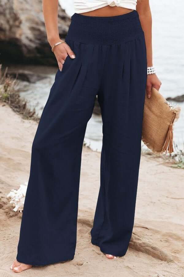 Serena | Wide Leg Trousers - ginlerie 4