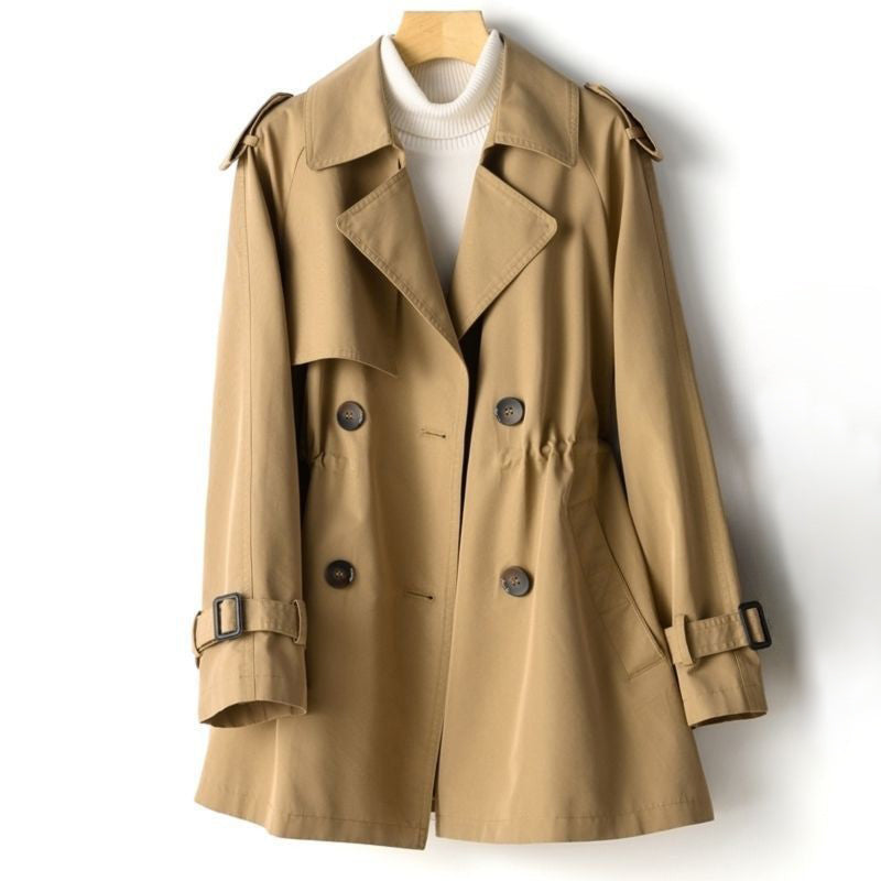 Sophia | Black Trench Coat - ginlerie 0