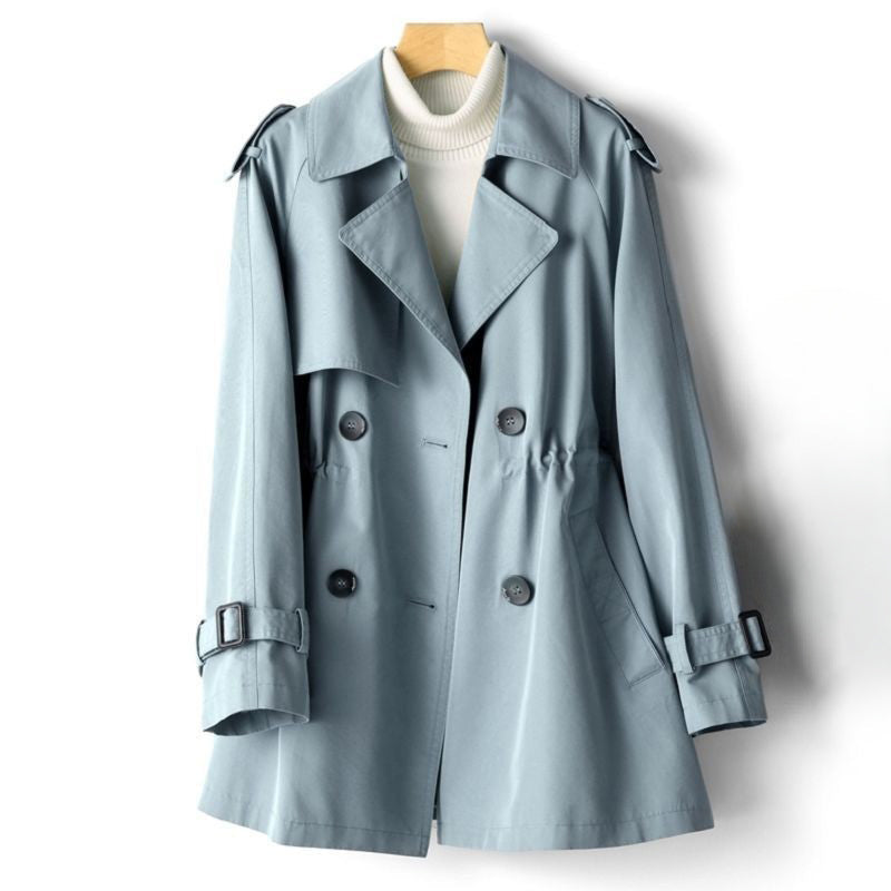 Sophia | Black Trench Coat - ginlerie 1