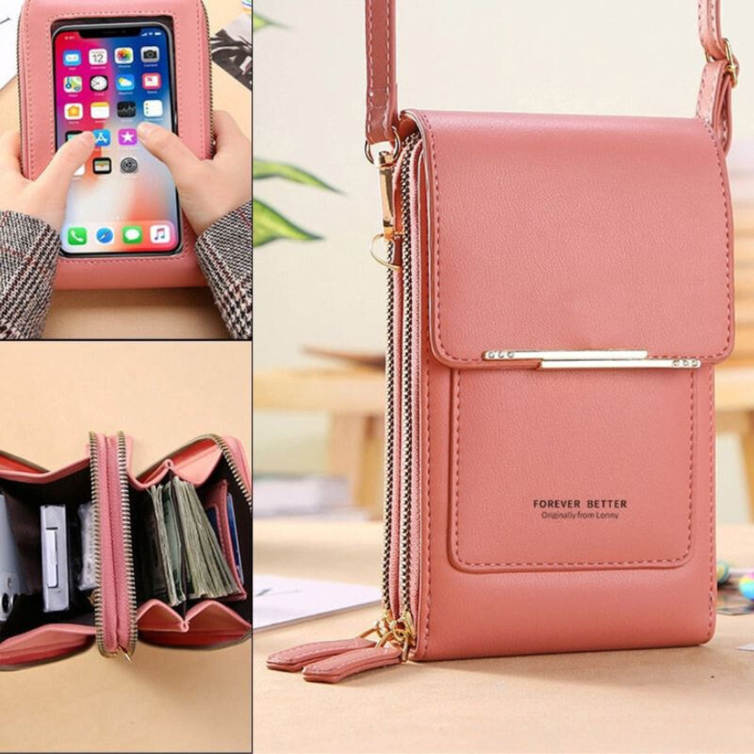 Sophia | Modern Vegan Leather Shoulder Bag - ginlerie 6