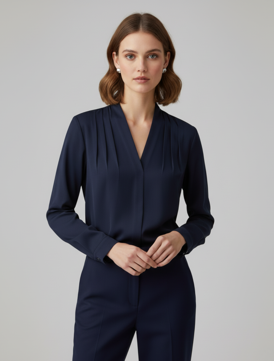 Sophia | Puff Sleeve White Blouse - ginlerie 1