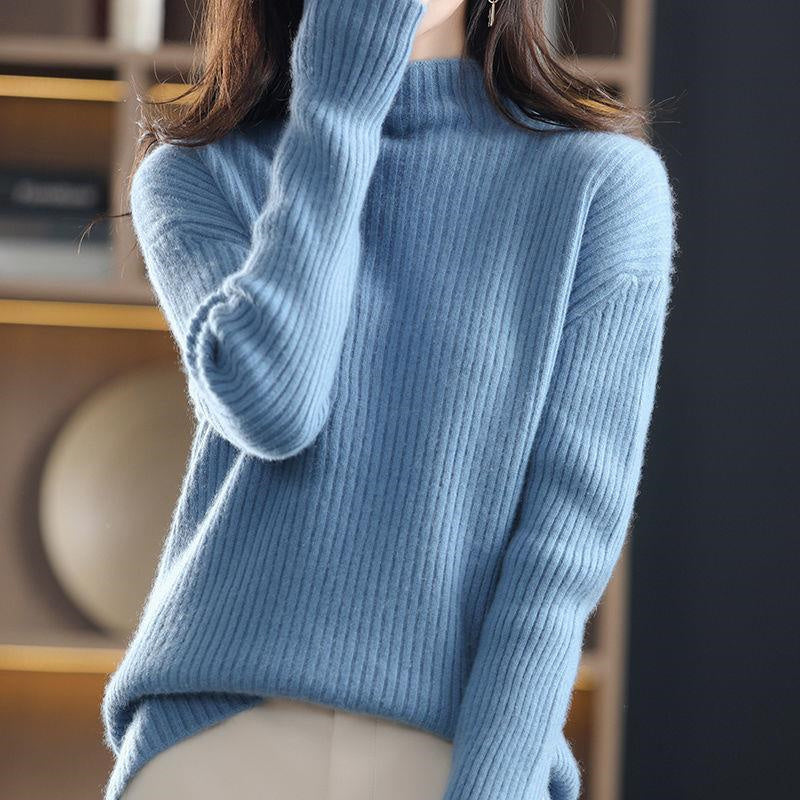 Sophia | Striped Knit Sweater - ginlerie 5