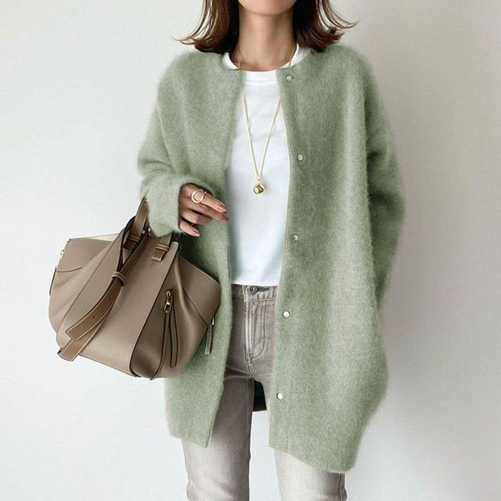 Sophia | Wool Blend Cardigan Sweater - ginlerie 4